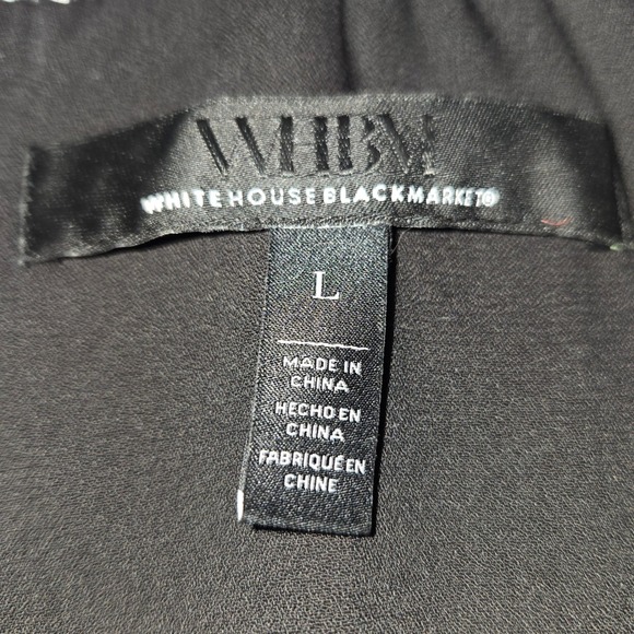 White House Black Market Dress Women Large Geometric Sleeveless L Classic Office - Picture 2 of 12